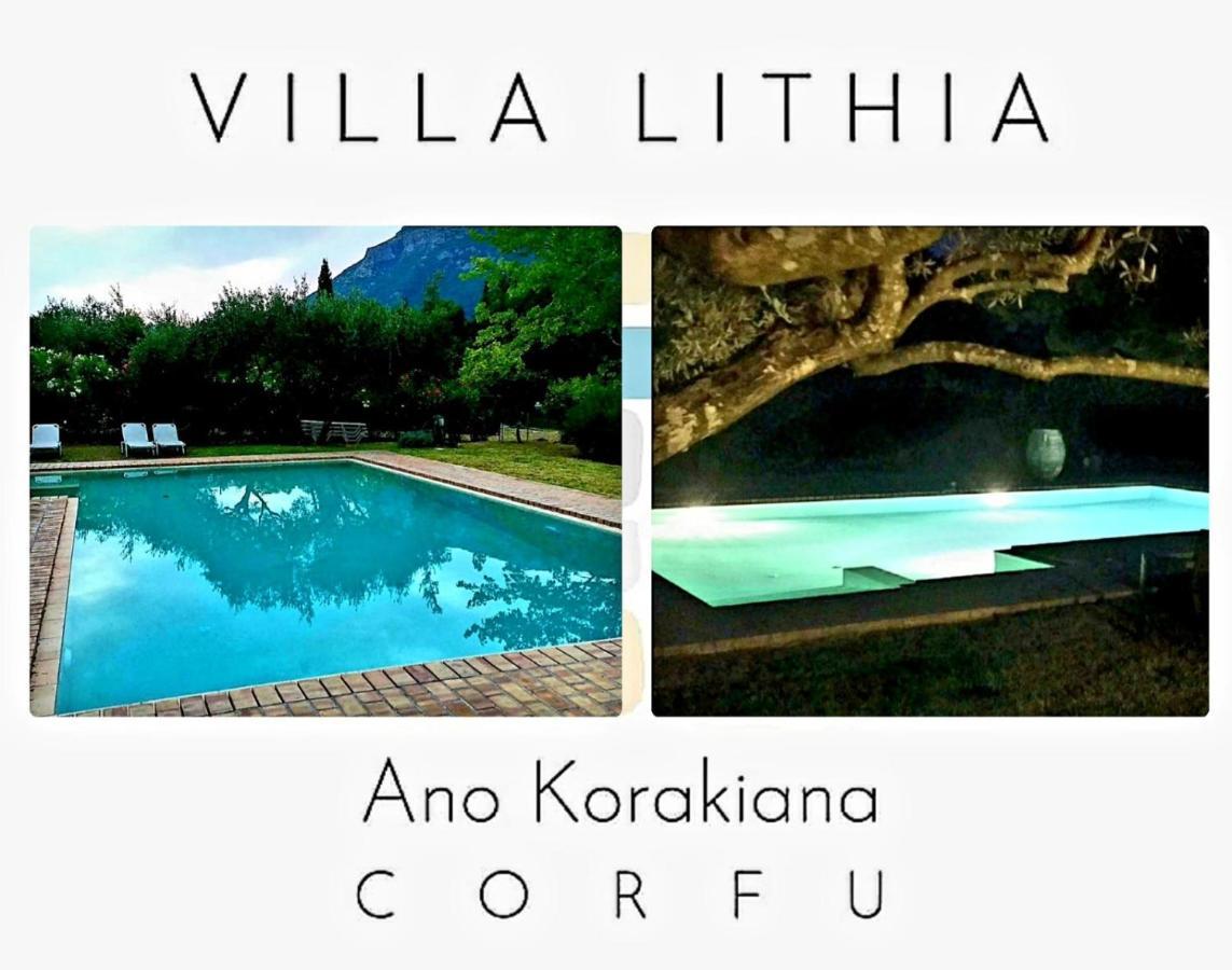 Villa Lithia Áno Korakiána Dış mekan fotoğraf